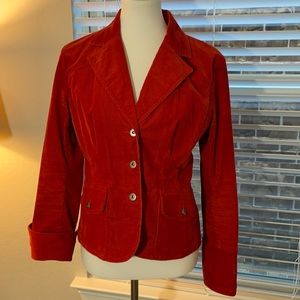 Tommy Hilfiger Burnt Orange Size M - Corduroy Jacket